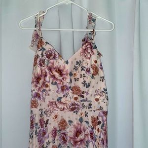 Floral Prom or Spring Formal Dress, Size 11